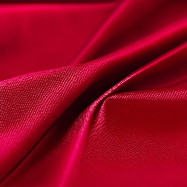 Textura de tela de lujo de seda o satén roja fondo abstracto