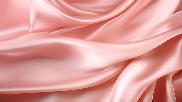 Textura de tela de seda rubia con hermosas olas Elegante fondo para un producto de lujo