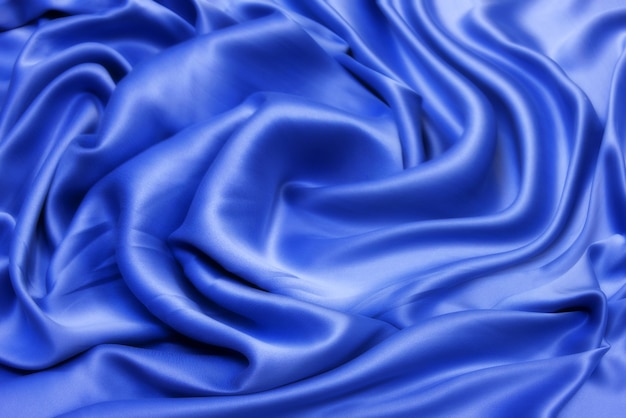 Textura de tela de tela azul