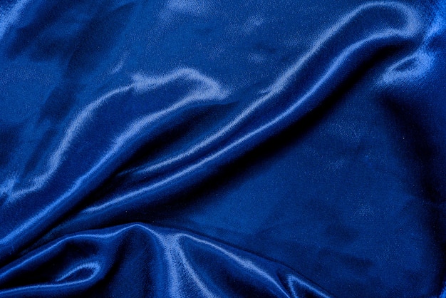 Textura de tela de tela azul