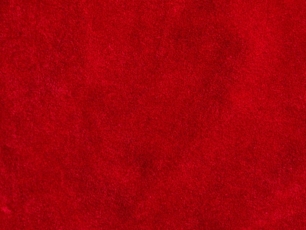 Textura de tela de terciopelo rojo utilizada como fondo Fondo de tela roja vacía de material textil suave y liso Hay espacio para textx9