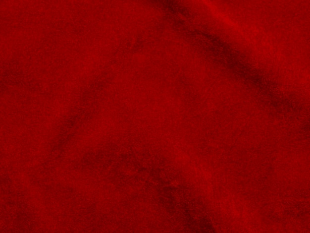 Textura de tela de terciopelo rojo utilizada como fondo Fondo de tela roja vacía de material textil suave y liso Hay espacio para textx9