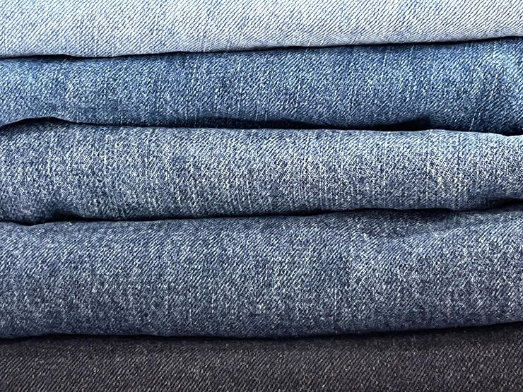Textura de la tela de los vaqueros de denim
