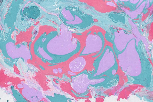 Textura de tinta de mármol de colores en el fondo de papel acuarela