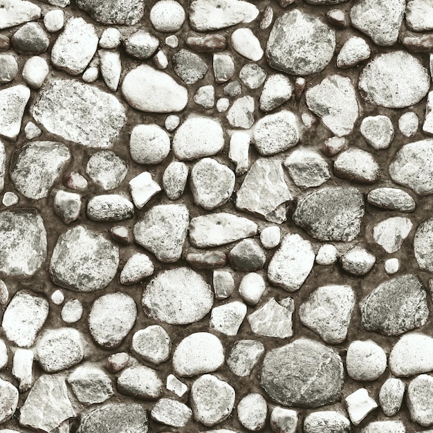 Textura transparente de piedras de guijarros piedras de estilo clásico o grava para piso o pared de construcción