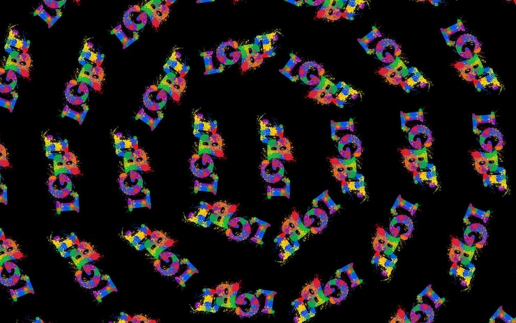 Foto textura transparente símbolo lgbt textura lgbt