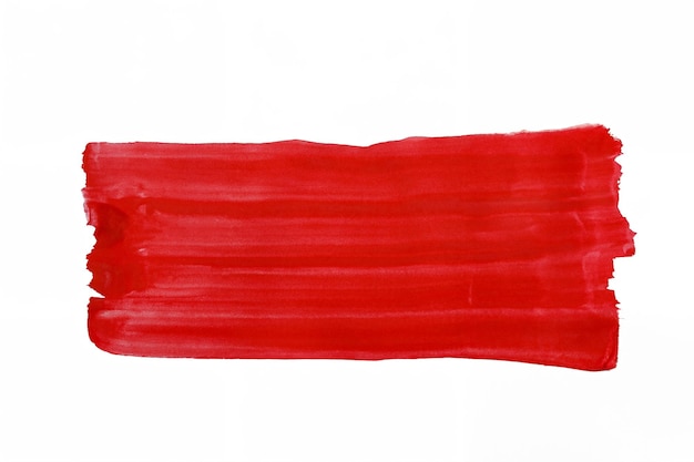 Textura de trazo de pincel en fondo blanco Gráfico aislado