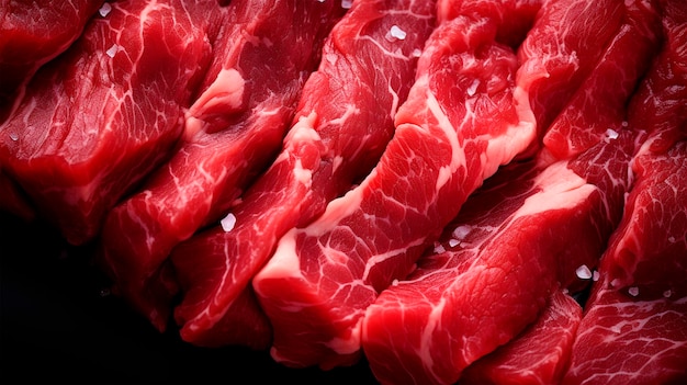 Foto textura uniforme de la carne fresca