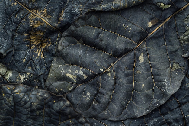 Textura de la vena de la hoja botánica Fondo para proyectos creativos