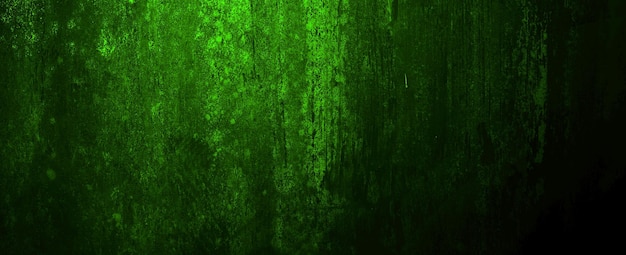 Textura verde do grunge da parede. Cimento preto verde escuro