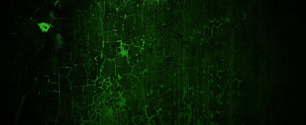 Textura verde do grunge da parede. Cimento preto verde escuro