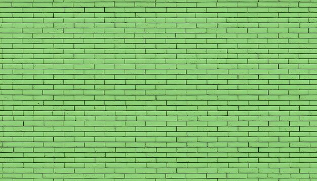 Foto textura verde de la pared de ladrillo pared con fondo grunge