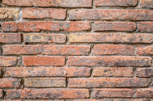 Textura de un viejo fondo de pared de ladrillo