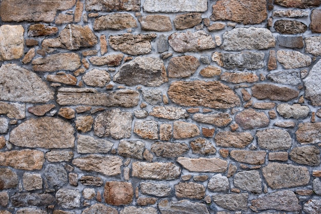 Textura de un viejo muro de piedra