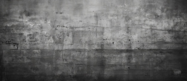 Textura viñetada de una pared de cemento envejecida sobre un fondo blanco y negro
