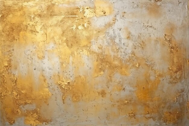 Textura de yeso decorativo dorado o hormigón Fondo grunge abstracto para el diseño