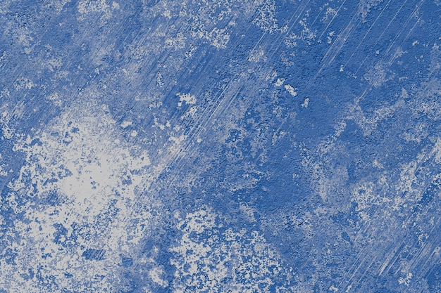 Textura zero parede estuque pintura azul cor renderização em 3D