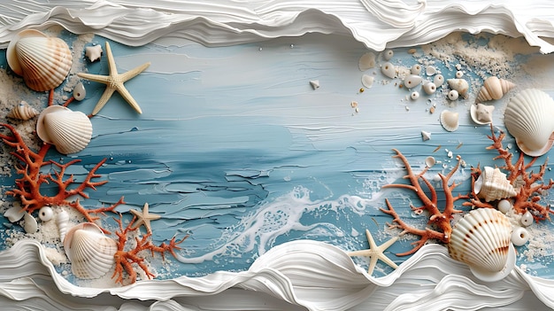 Foto texturas artísticas de collage que exploran la belleza de los marcos de papel fondos y naturaleza