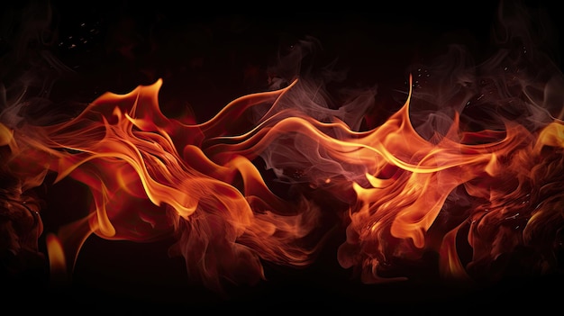 Texturas de chamas de fogo Blaze chamas fundo para bandeira conceito de queima