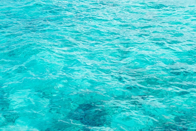 Texturas de superfície lindas ondas de água do mar e oceano