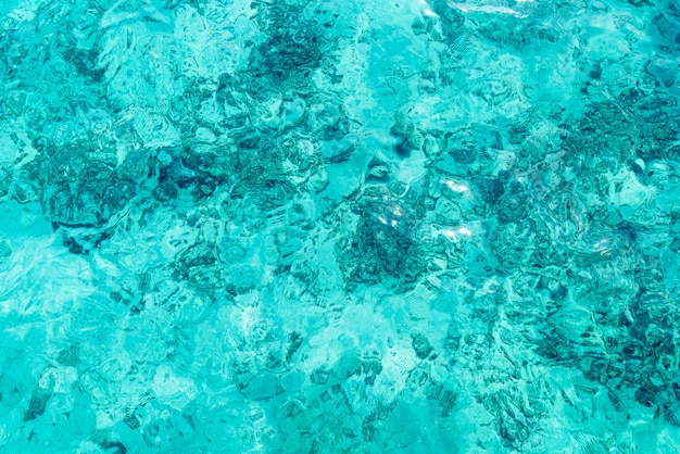 Texturas de superfície lindas ondas de água do mar e oceano