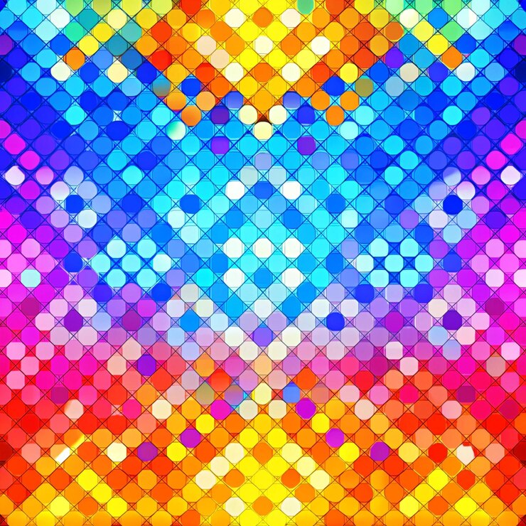 Foto texturas de fondo pixeladas y tendencias de color