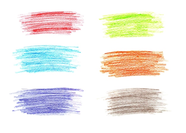 Texturas multicolores de lápices de colores.