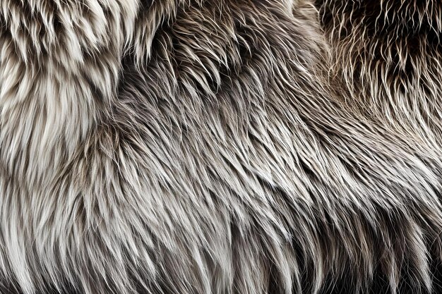 Foto texture fur dog with white grey patterns