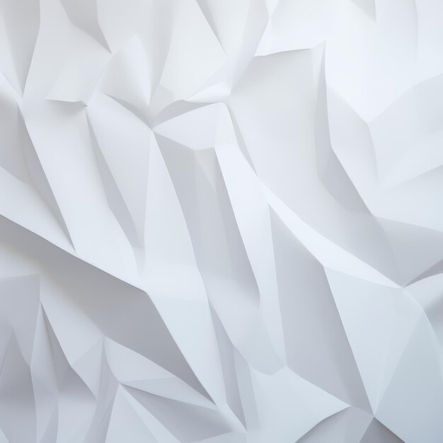 Texturerforschung Nahaufnahme von weißem, zerknittertem Papier