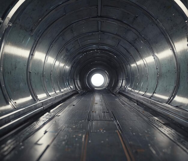 Texturhintergrund ein Tunnel mit einem Licht am Ende