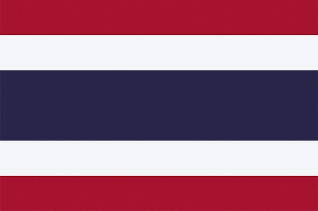 Texturierte thailändische Flagge von Thailand