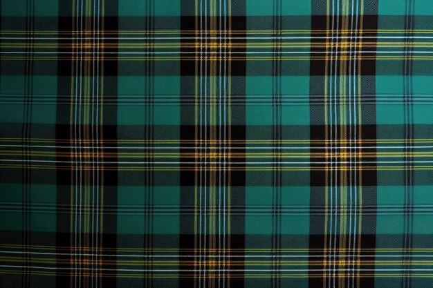 Texturizado plaid um tecido de fundo Tartan tecido vetorial de fundo verificar a textura com um padrão sem costura Ai gerado