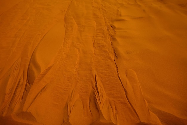 Textursand in der Wüste