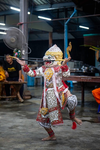 Thai Khon um desempenho que todos podem visitar Tailândia tradições tailandesas