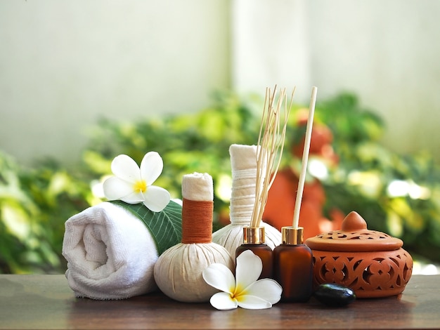 Thai Spa für die Behandlung Aroma Körper und gesunde Pflege entspannen