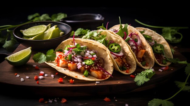 Thailändische Tacos mit Zitronengrasfüllung