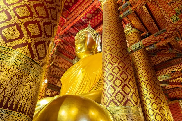 Thailändischer Buddha-Tempel Buddhismus Provinz Ayutthaya Thailand im Jahr 2022