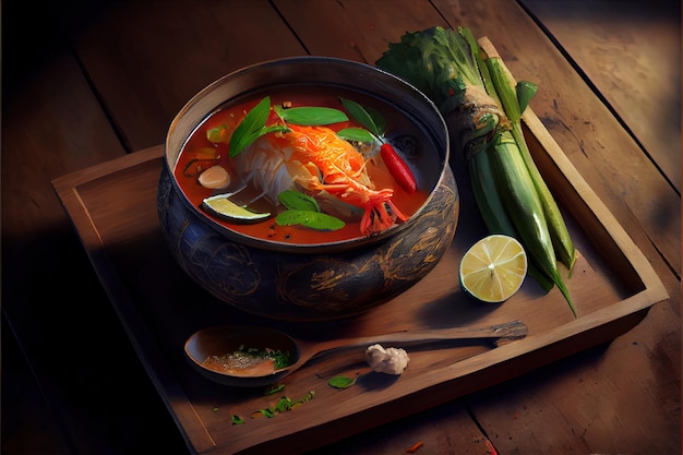 Thailändisches Kaeng Som-Essen