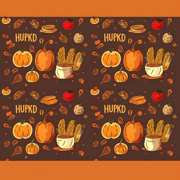 Foto thanksgiving-symbole fröhliches thanksgiving. thanksgiving-symbole bündeln cartoon-symbole für den thanksgiving-tag