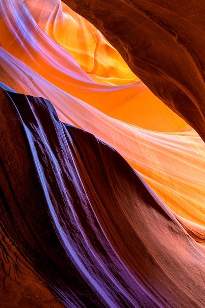 The antelope canyon,