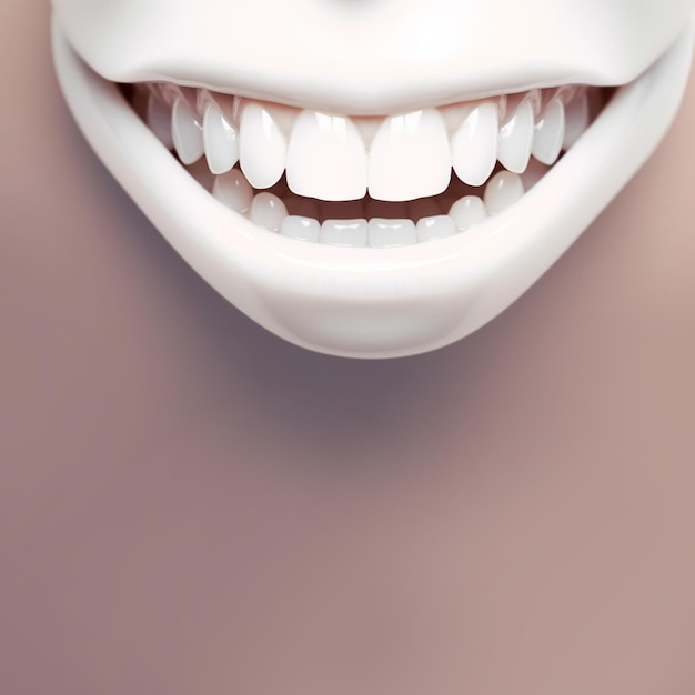 Foto the happy dental smiley teeth_big mouth_dentist clinic banner