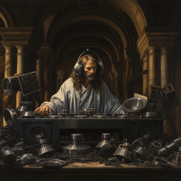 The Last Ravers Supper presenta 'Jesus is a DJ' de Da Vinci con un sistema de sonido a todo volumen