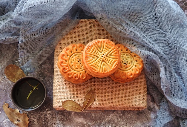 The Mooncakes on Plate