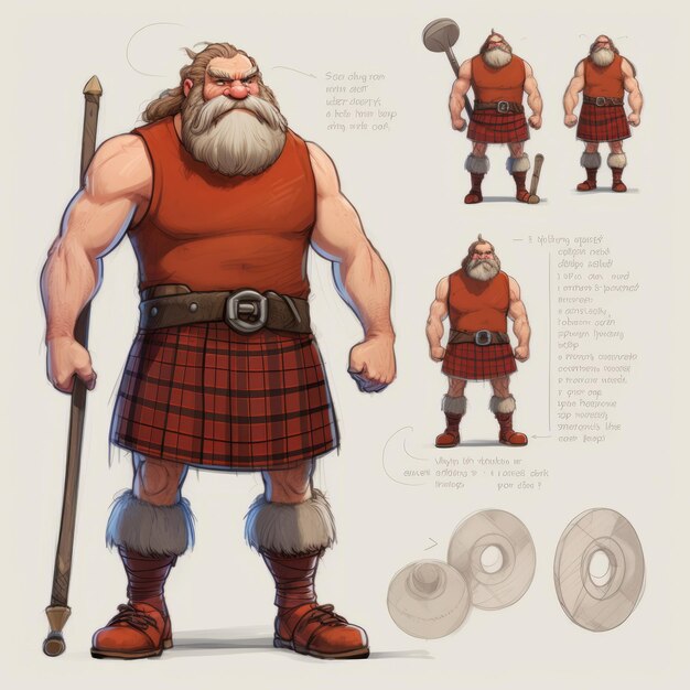 The Pinnacle Warrior Un viaje ortográfico inspirado en Pixar a las tierras altas escocesas del siglo XI