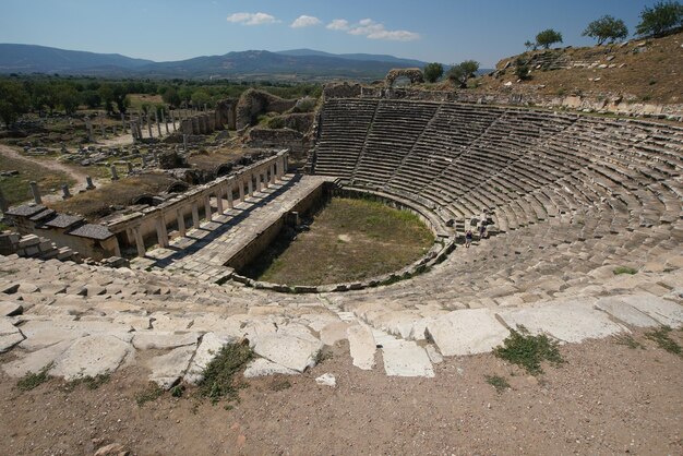 Theater der antiken Stadt Aphrodisias in Aydin Turkiye