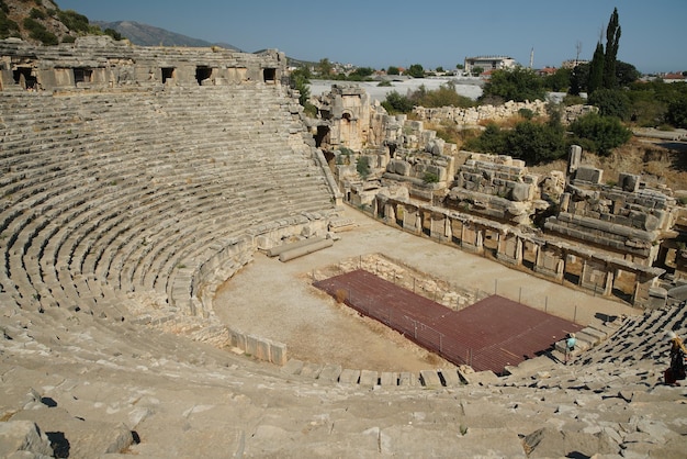Theater der antiken Stadt Myra in Demre Antalya Turkiye