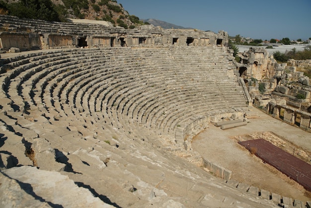 Theater der antiken Stadt Myra in Demre Antalya Turkiye