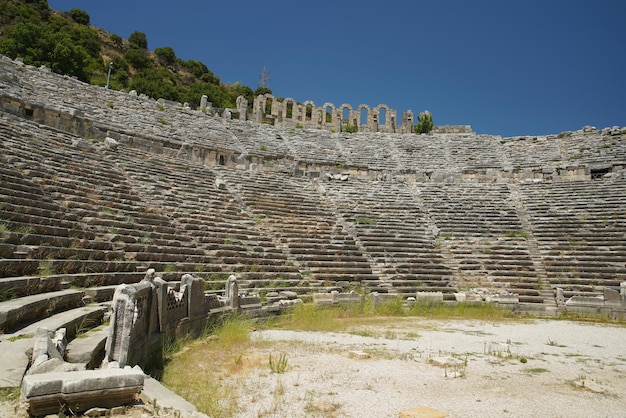 Theater der antiken Stadt Perge in Antalya Turkiye