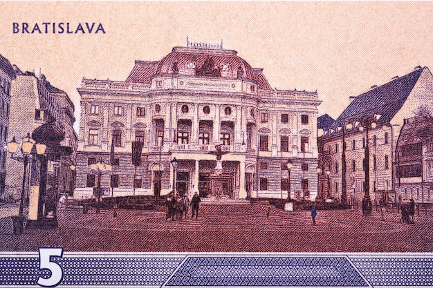 Theatergebäude in Bratislava aus slowakischem Geld