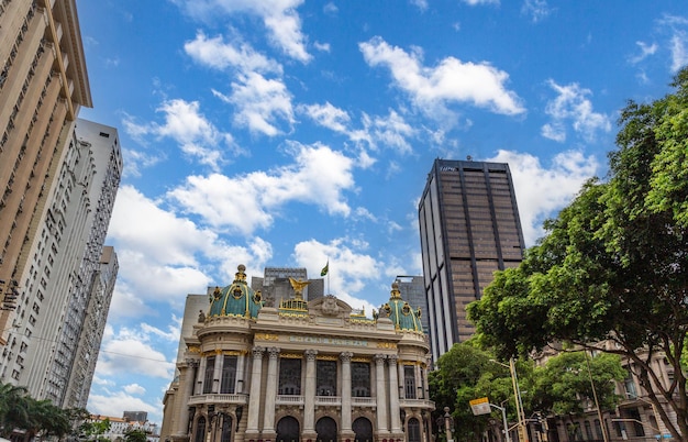 Theatro municipal Edificio del Teatro Municipal Centro de Río de Janeiro Brasil